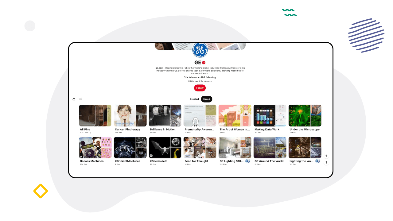 GE pinterest sample