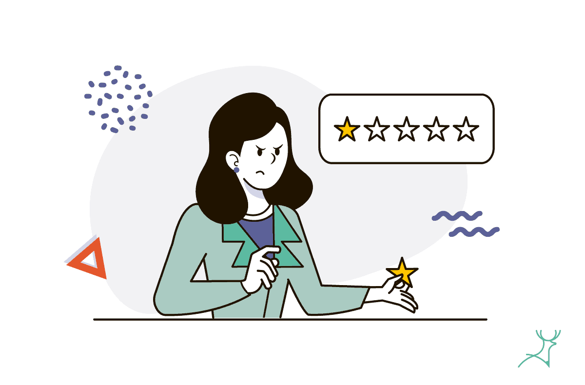 1 star review cartoon