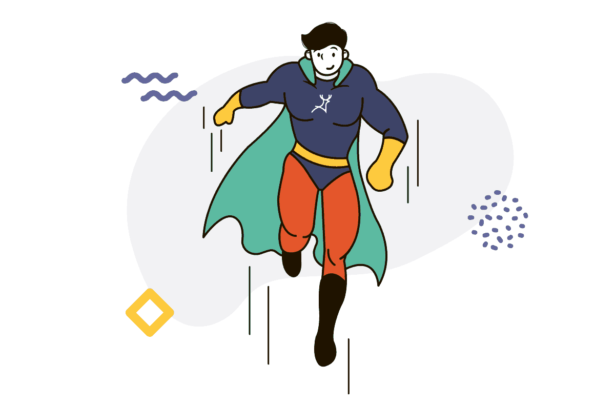 designer superhero to the rescue