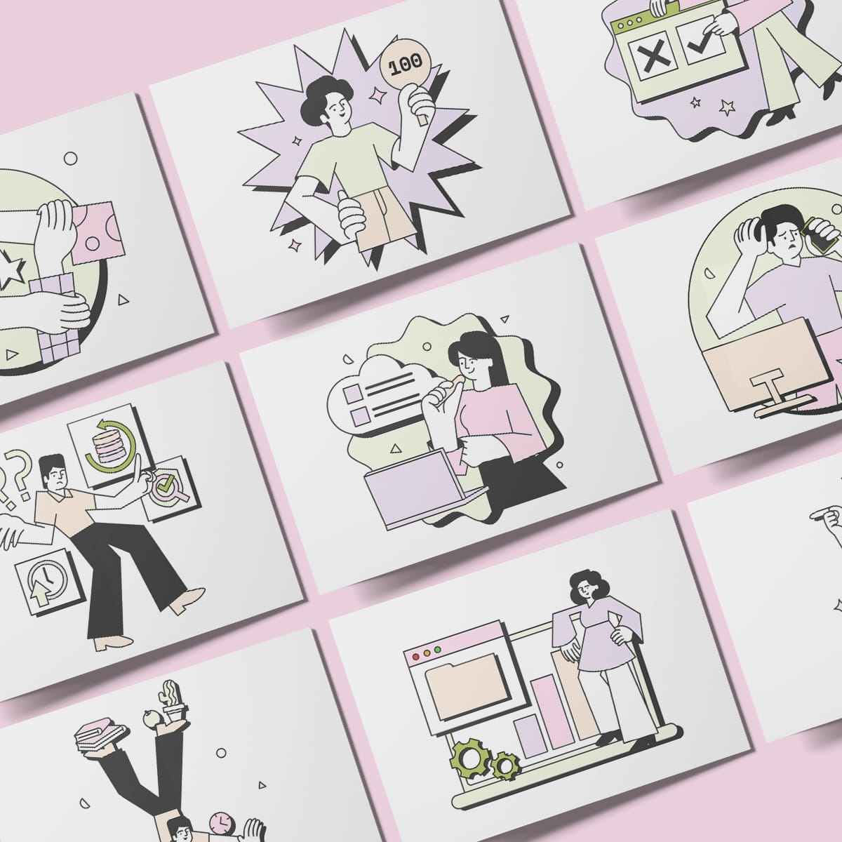 #34054 codeink illustrations mockup