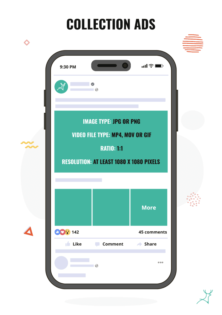 Facebook ad,2024,Facebook ad specs,guide to Facebook,cheat sheet,image size,guide to Facebook ad,carousel ad,video ad,Facebook collection ad,format,ad sizes and specs,ad format,collection ad sizes,facebook ad format,facebook ad image,use facebook