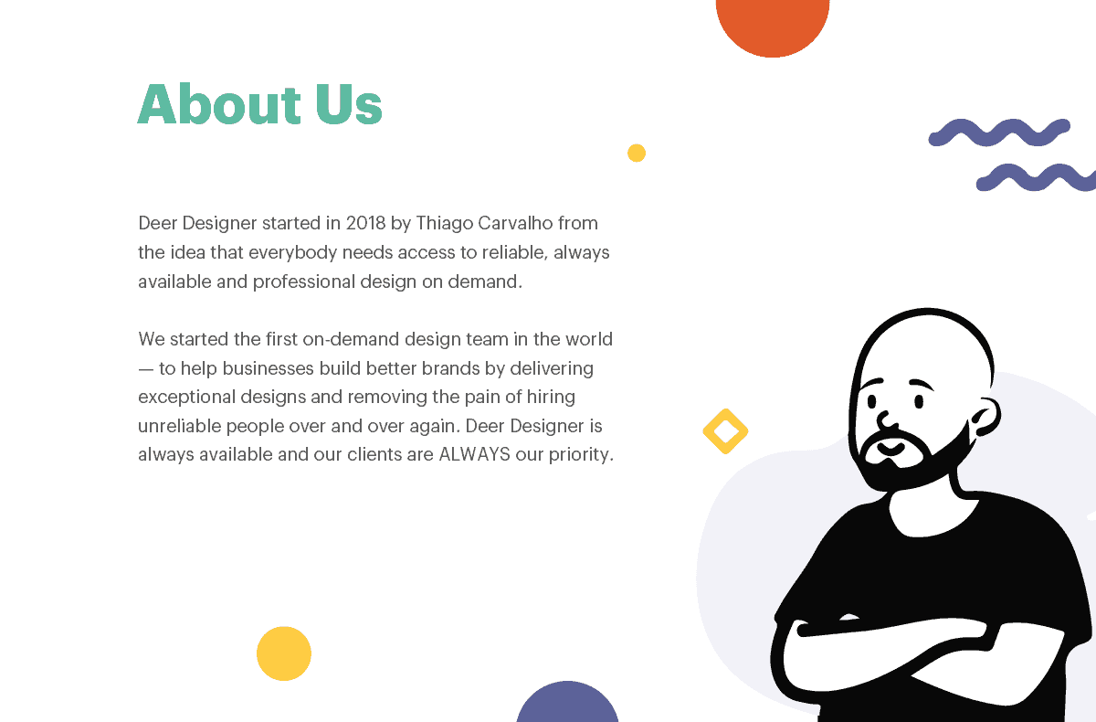 Deer Designer Brand Guidelines Colour About Us