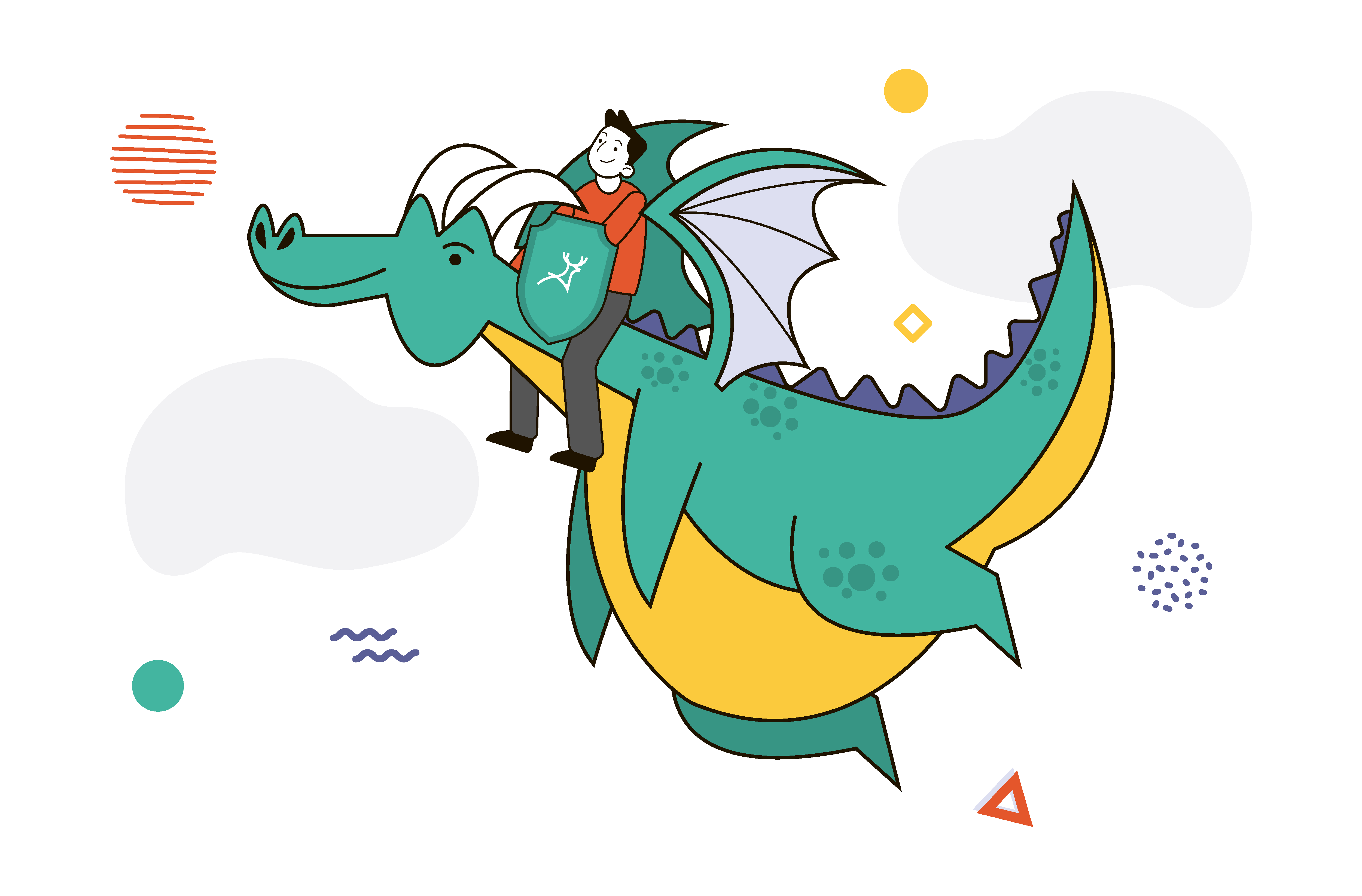 #359 - entrepreneur or business owner taming the dragon
