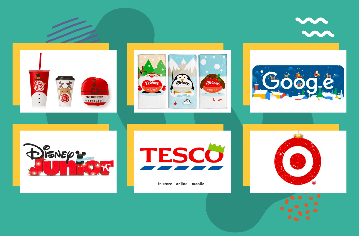 christmas branding burger king kleenex google disney tesco target