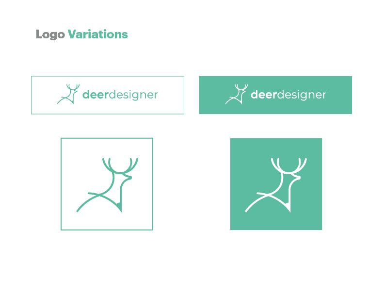Deer Designer Brand Guidelines Logo