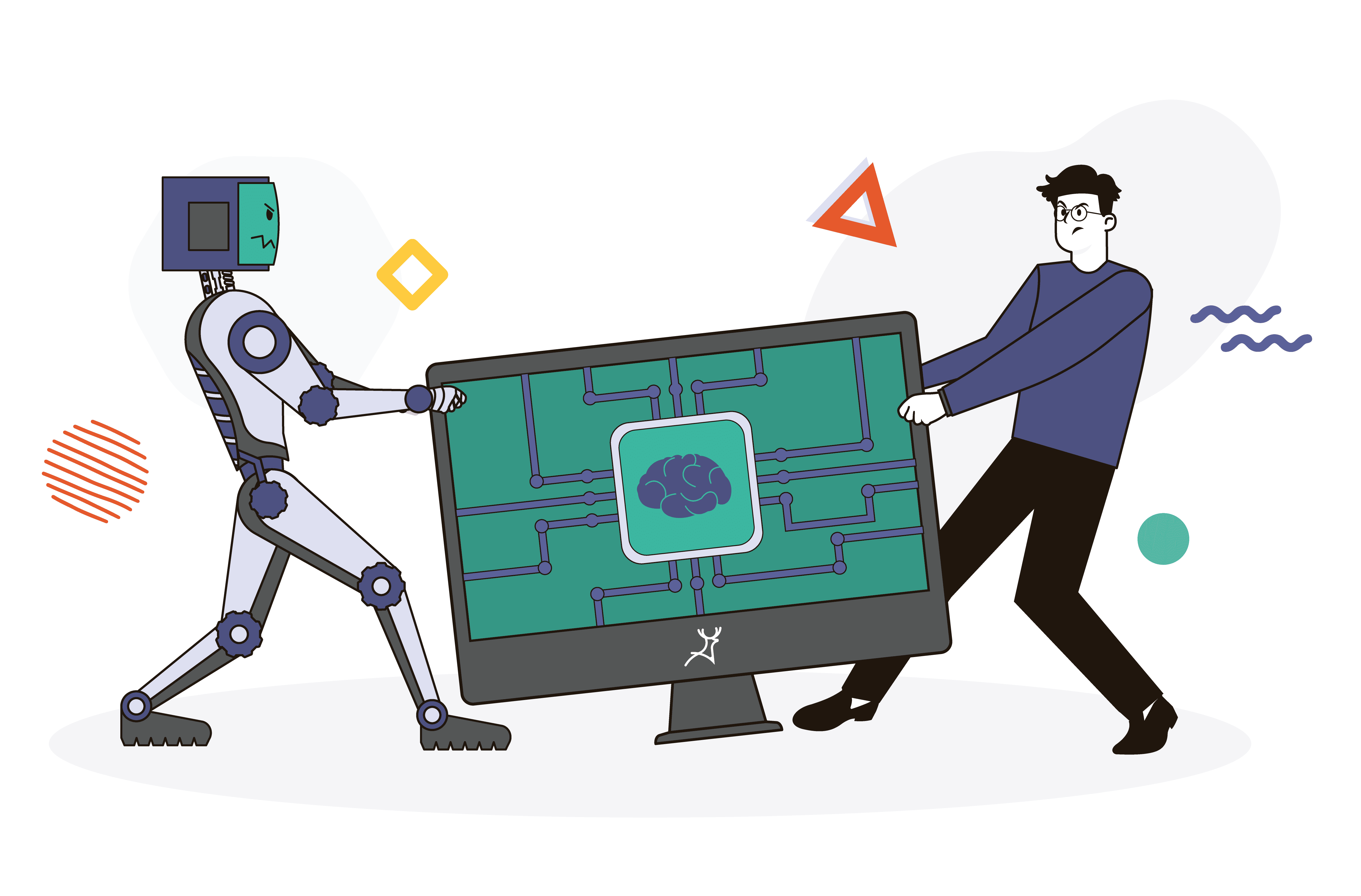 AI Robot Artificial Intelligence Ownership Tug-of-War-01