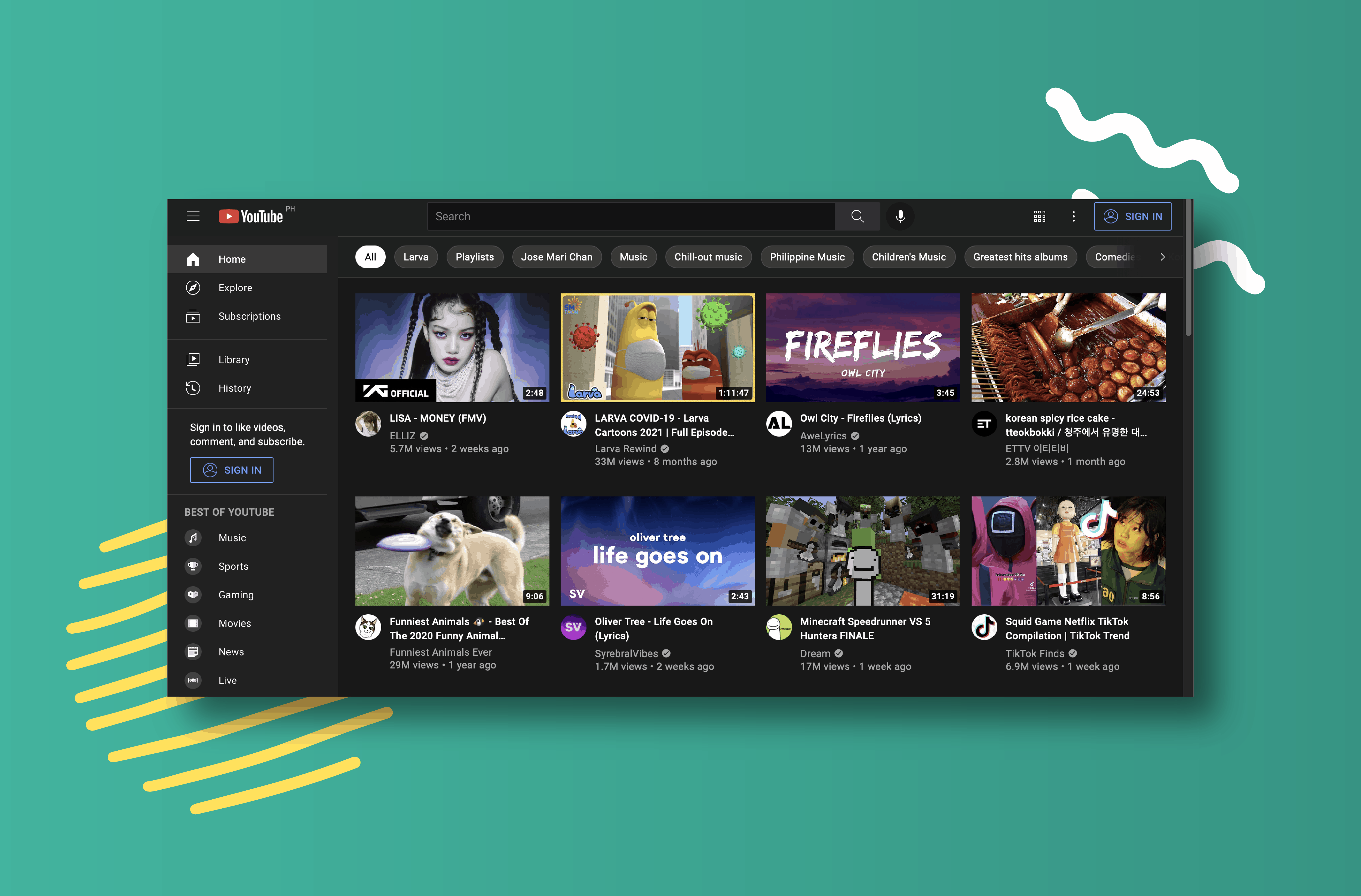 youtube screenshot