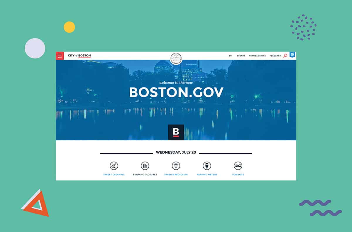 New Boston Website