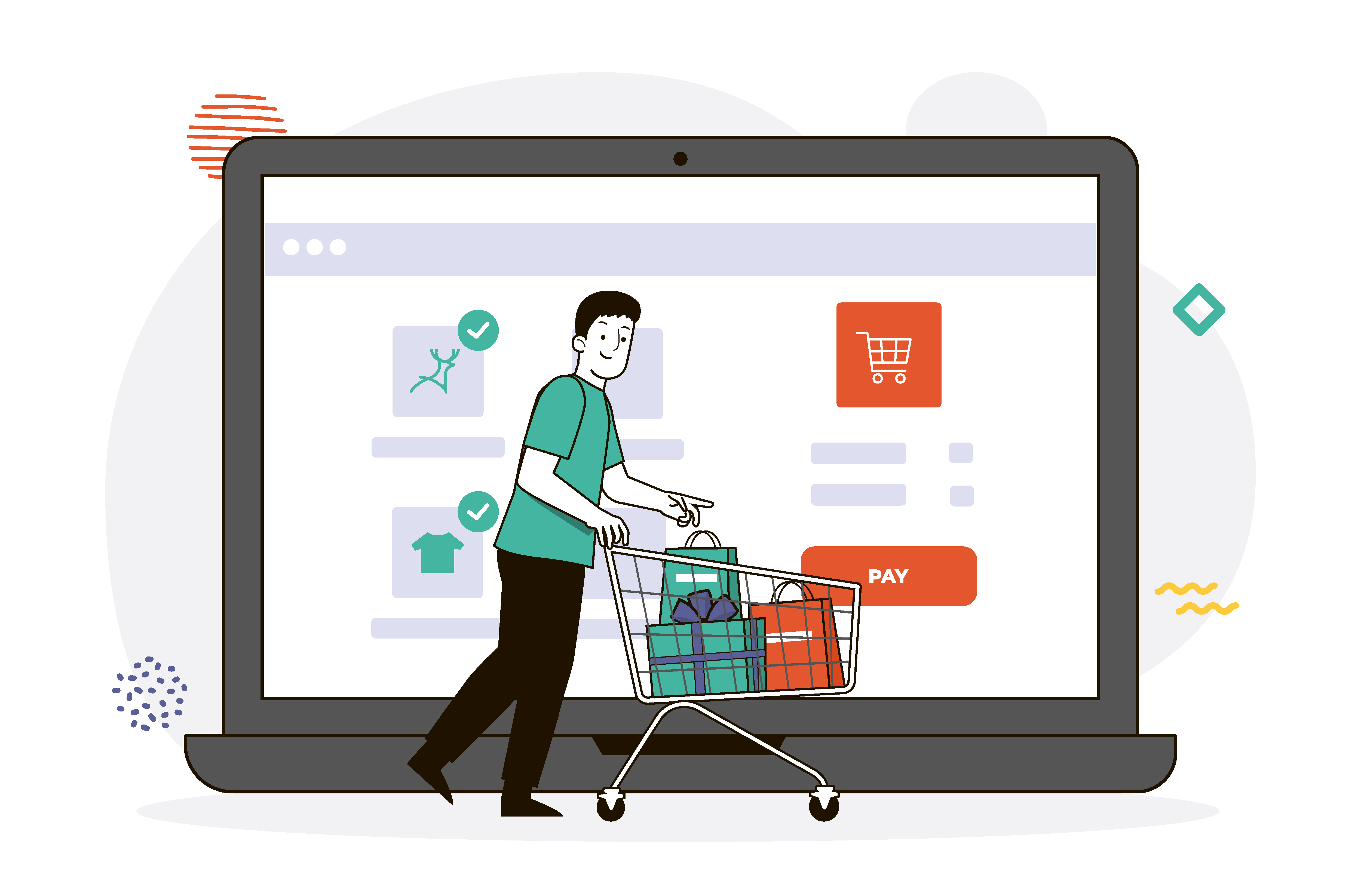 Client designer laptop online shopping
