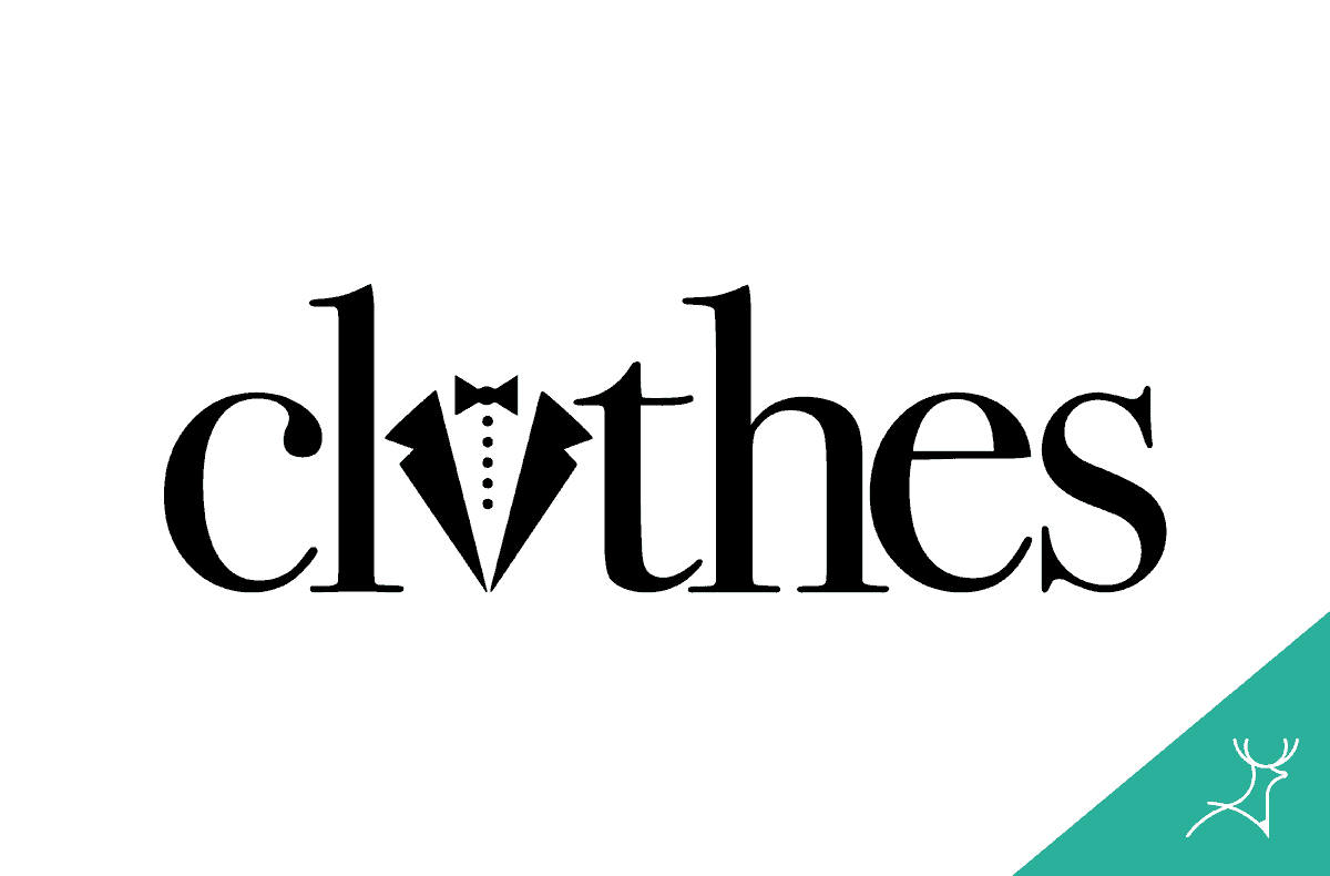 apparel clothes logo confidence design sample