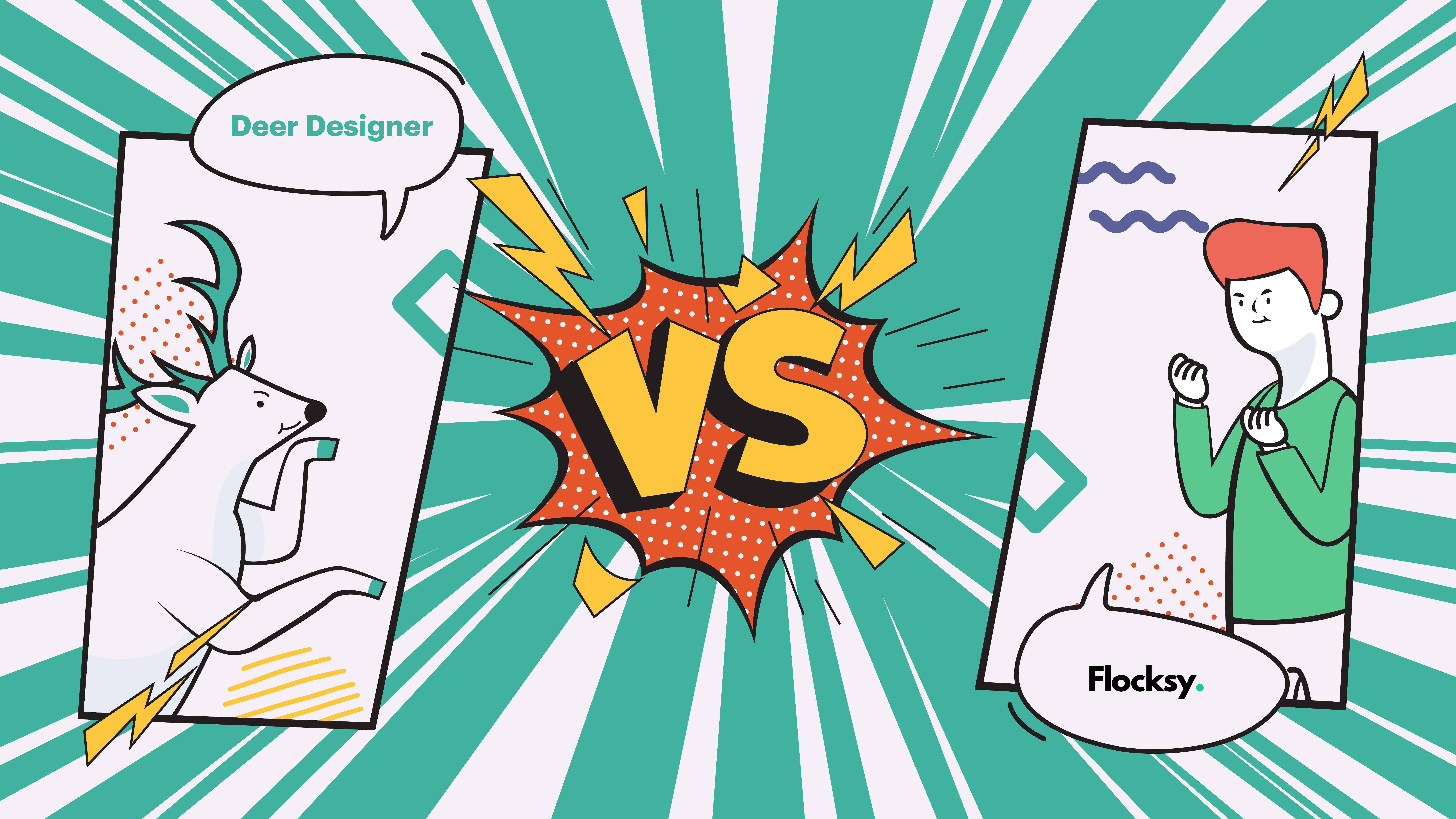 Deer Designer vs Flocksy