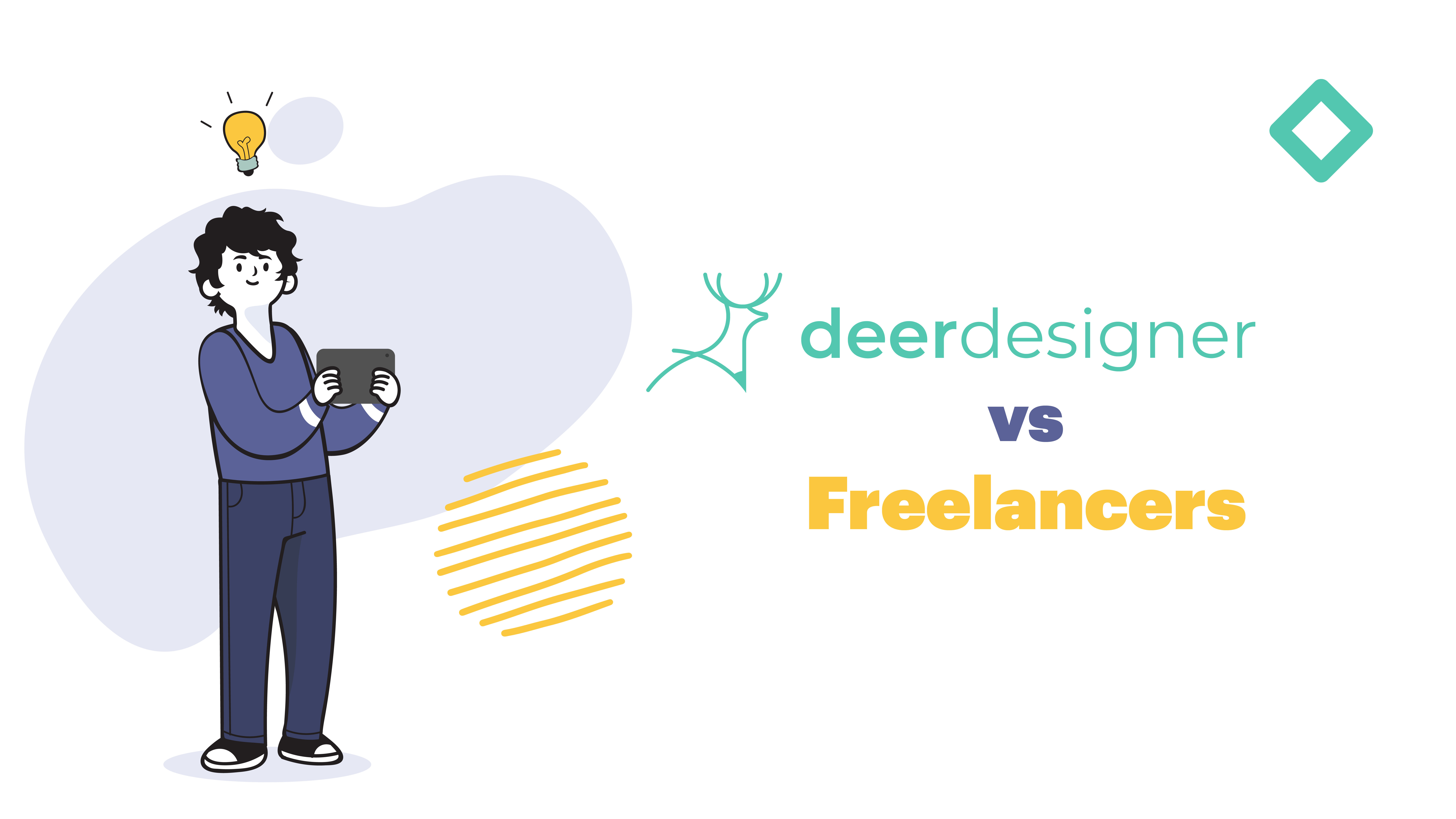 Deer Designer vs freelancers comparison