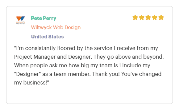 Wyltwick Wed Design Services - Testimonial