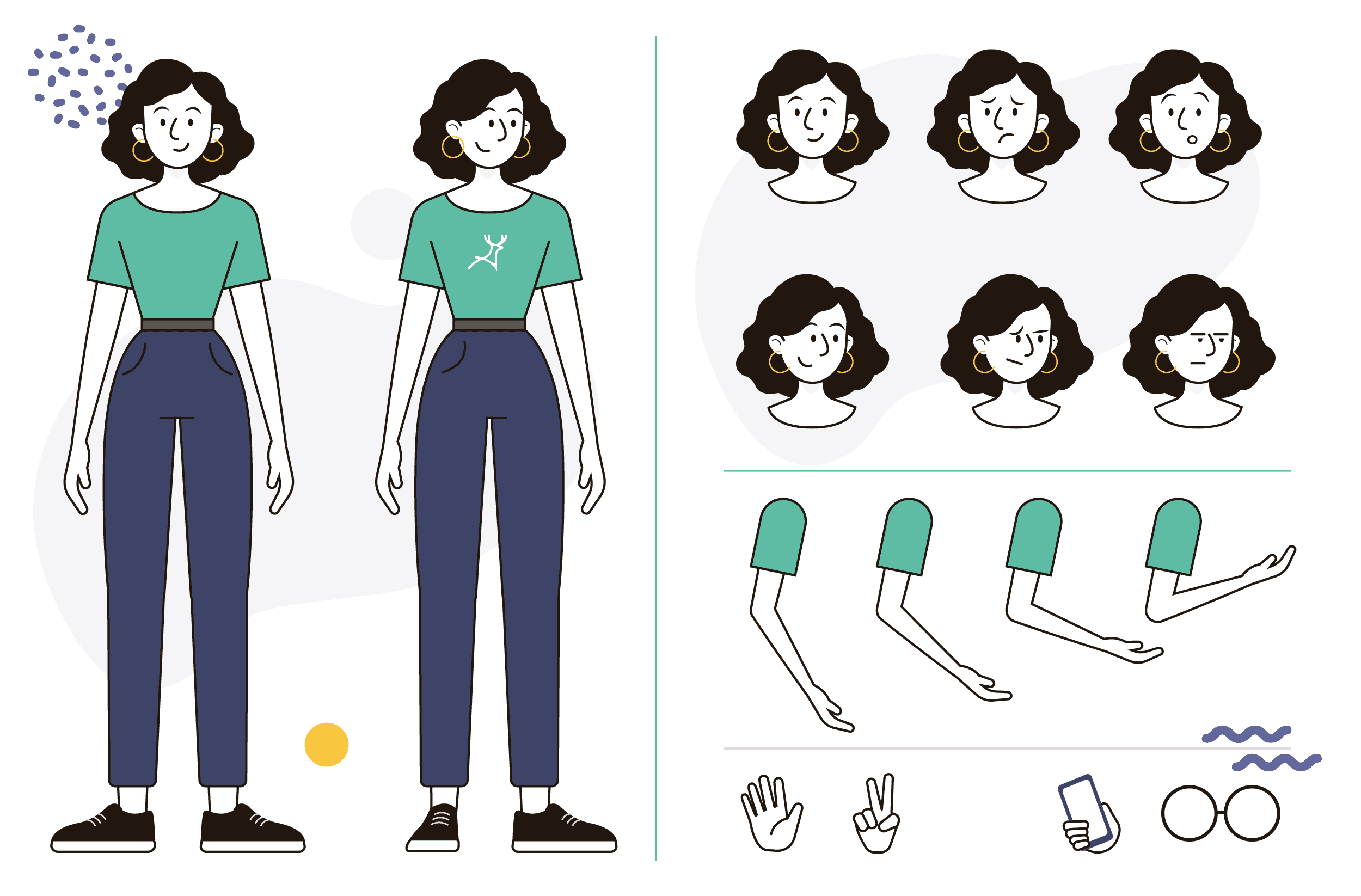 Deer Designer character sheet illustrator guide