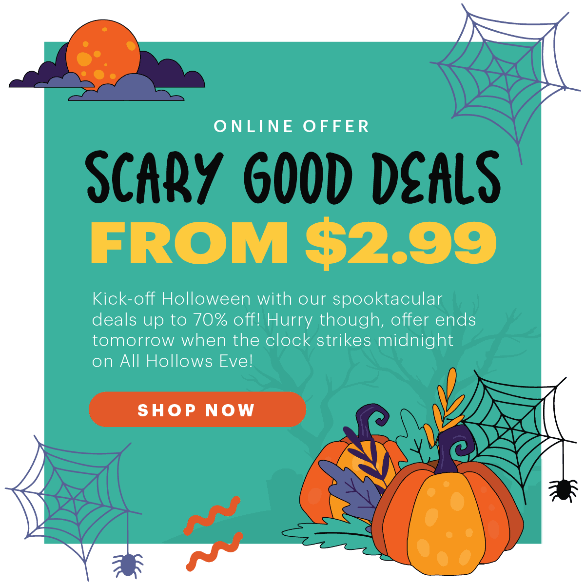 Halloween Ad Design Sample