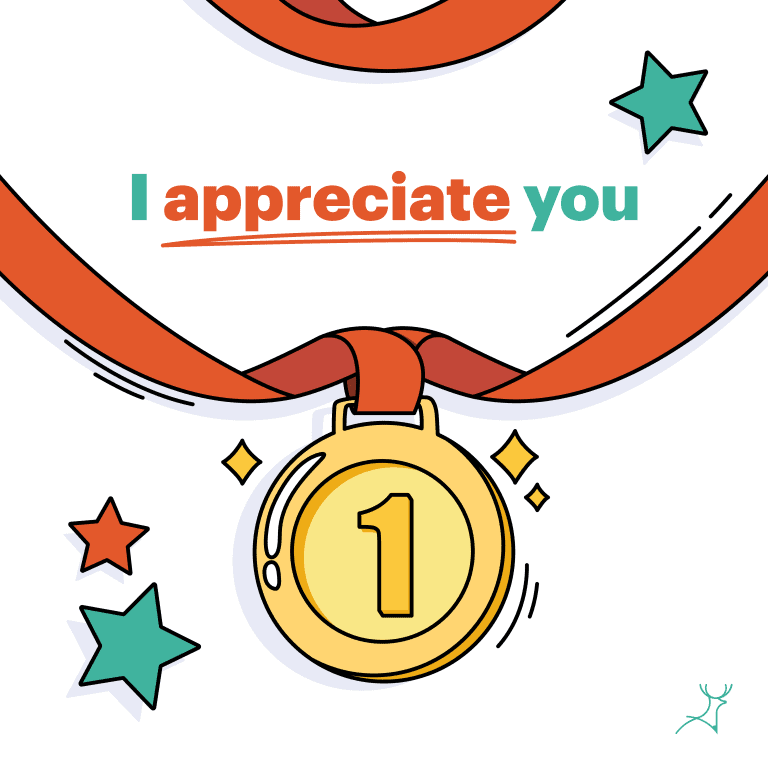 social media appreciation card