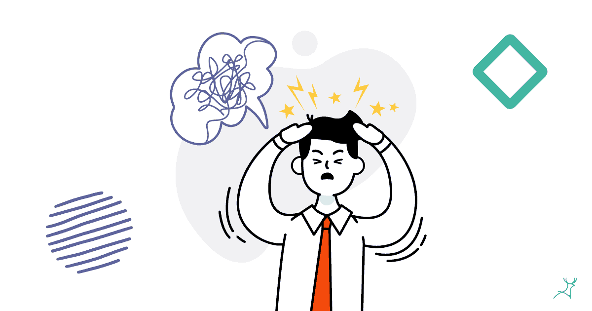 man trying to remember cartoon