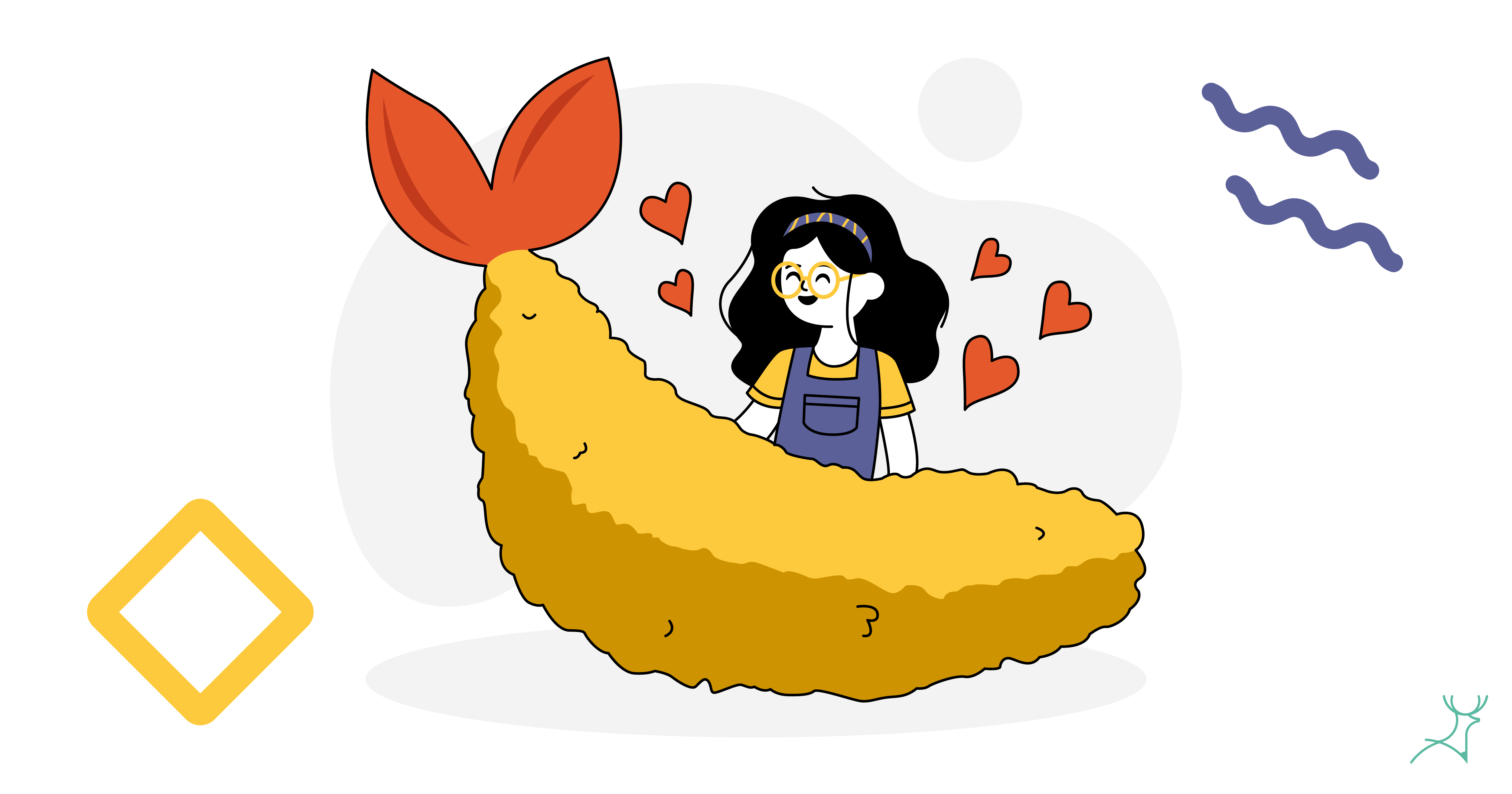 love tempura cartoon