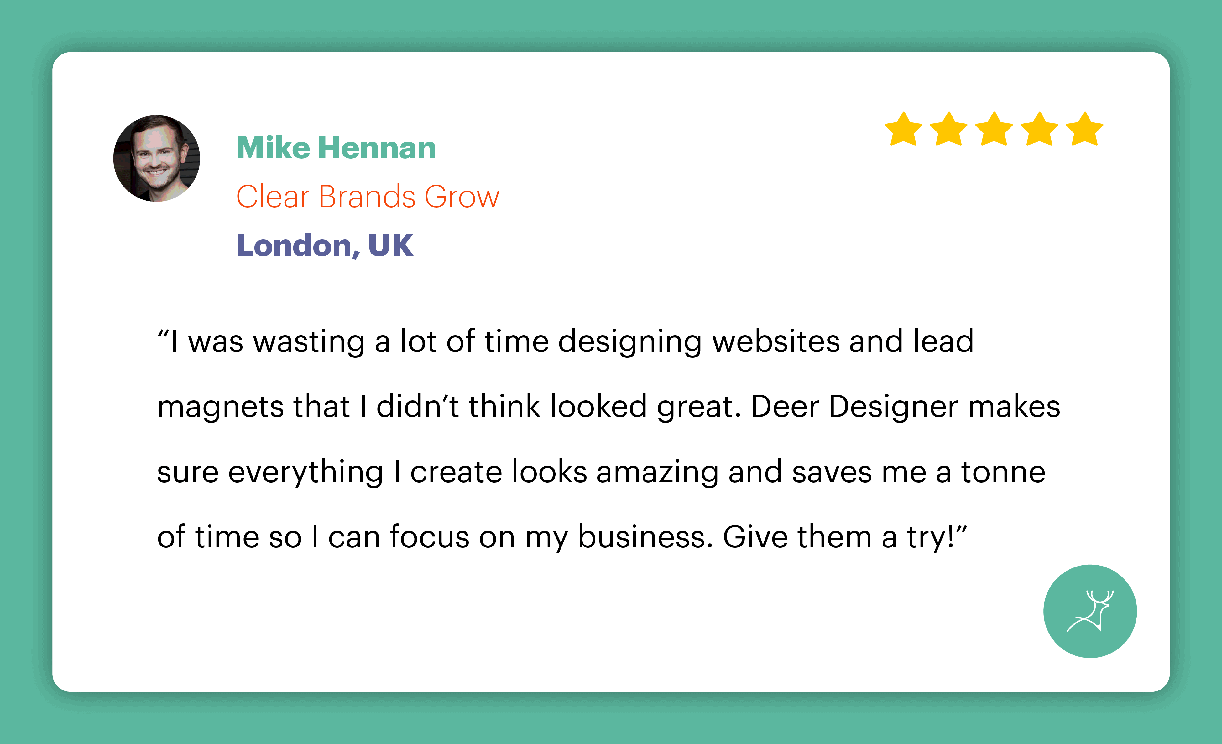 Testimonial - Clear Brands Grow