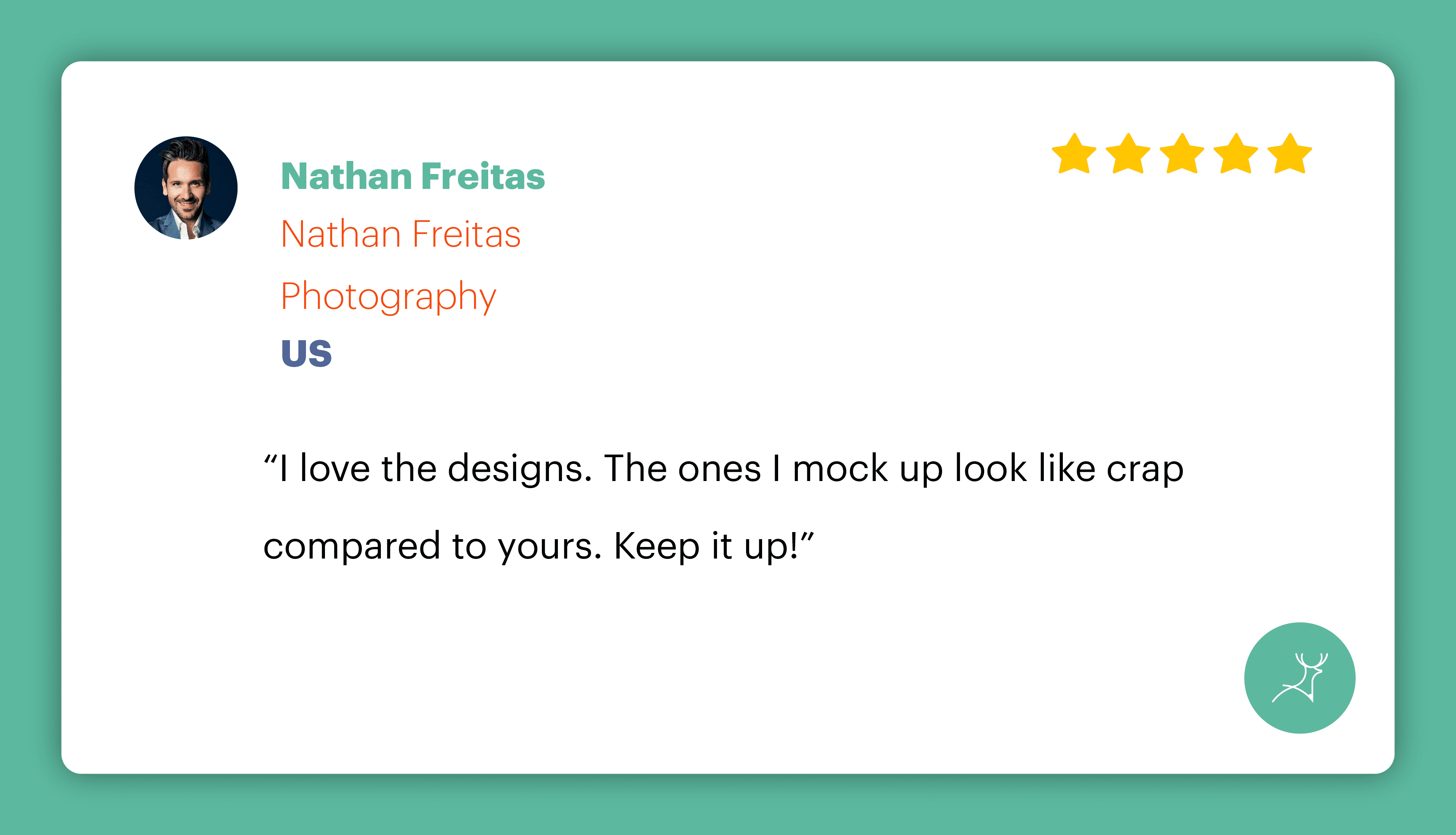 Testimonial - Nathan Freitas Photography