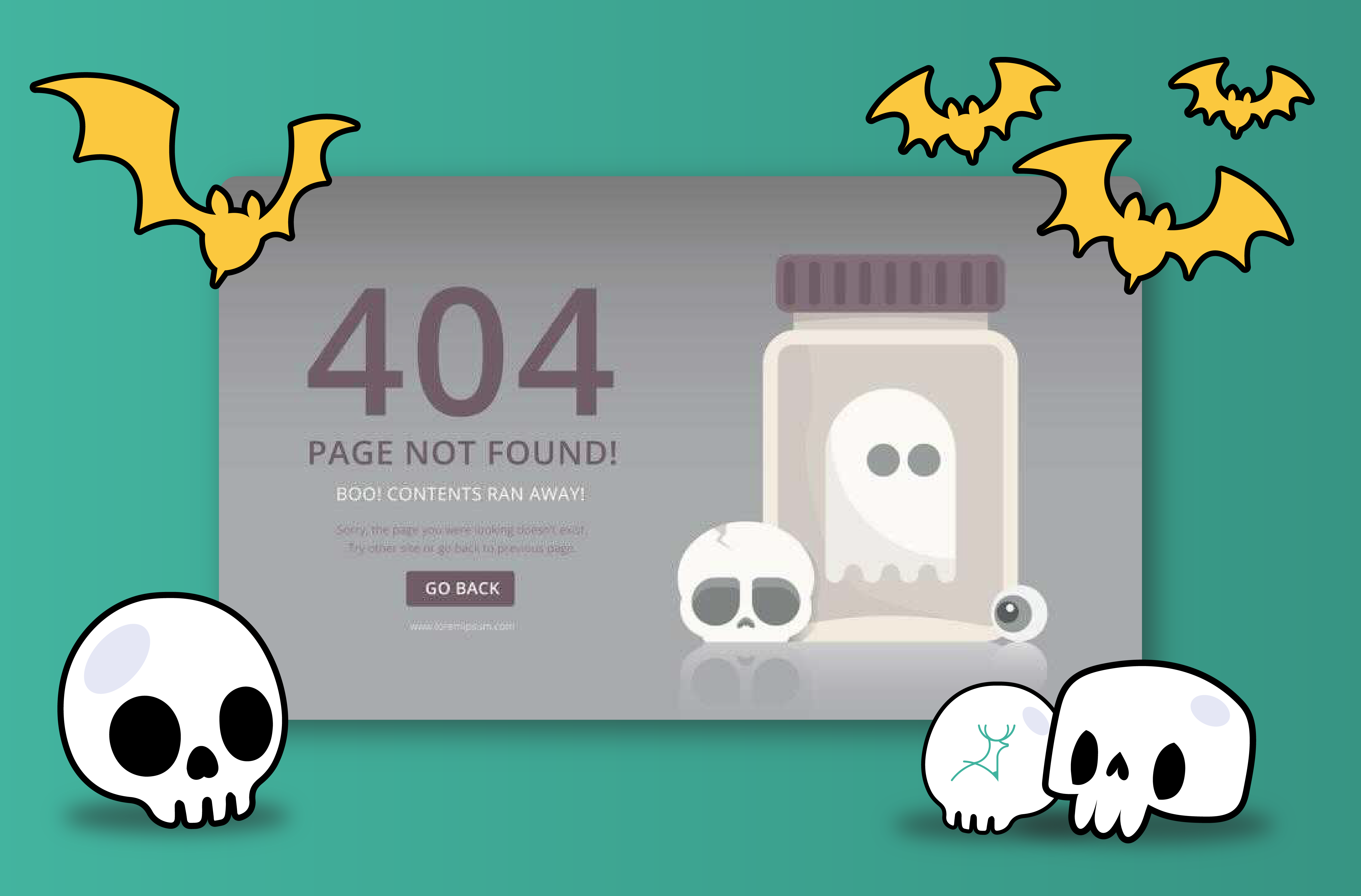 Halloween Website Design Sample