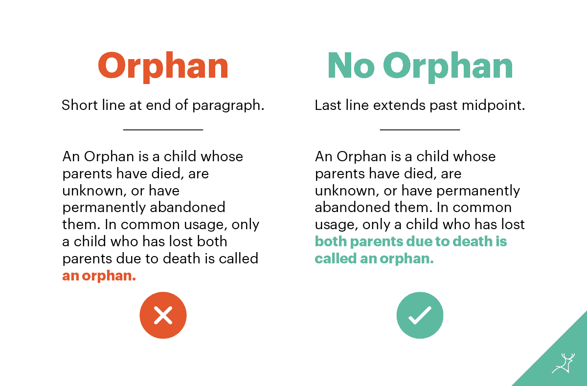 design tips orphan