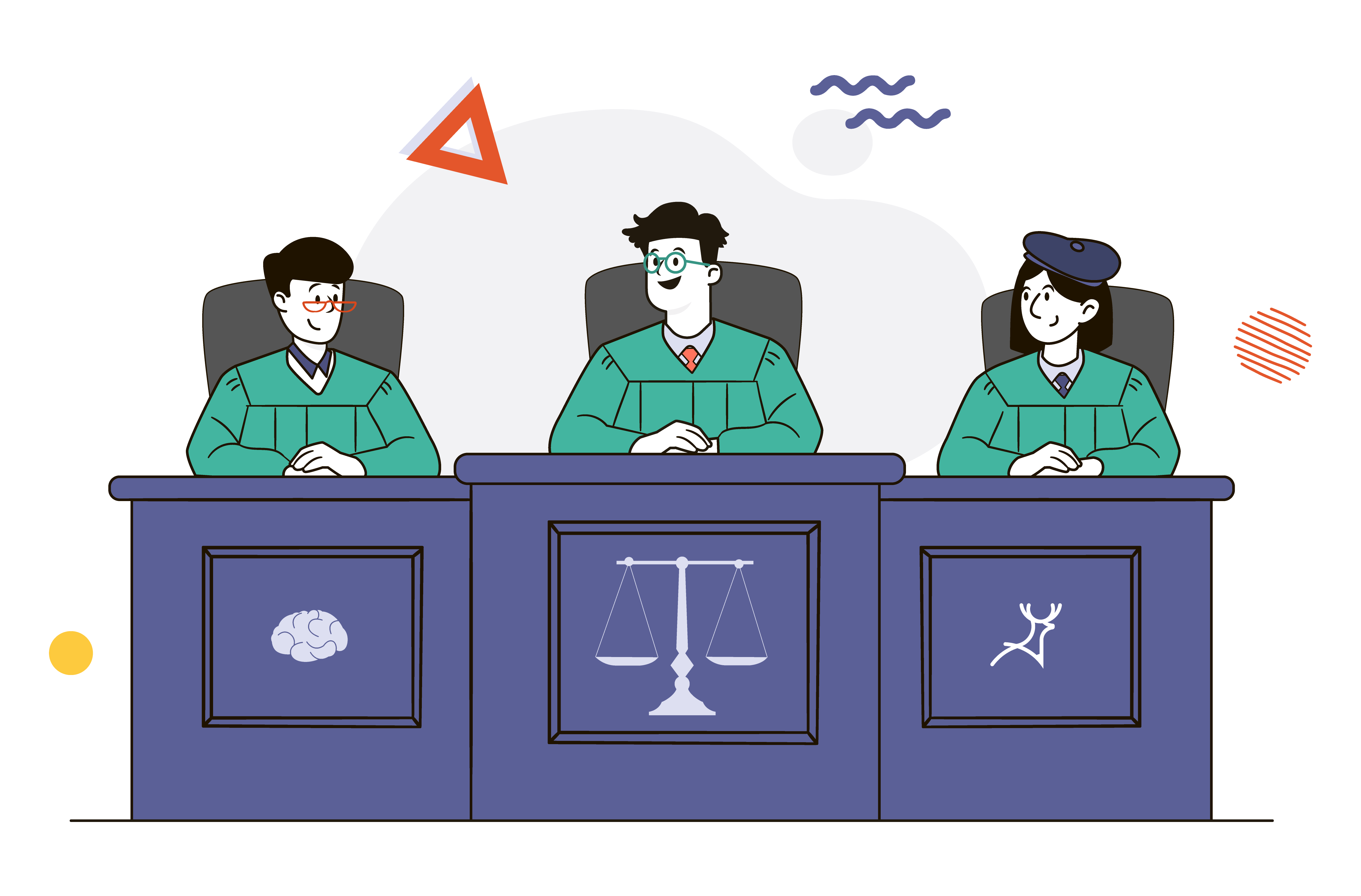 Lawmakers courtroom AI robot Tech Law
