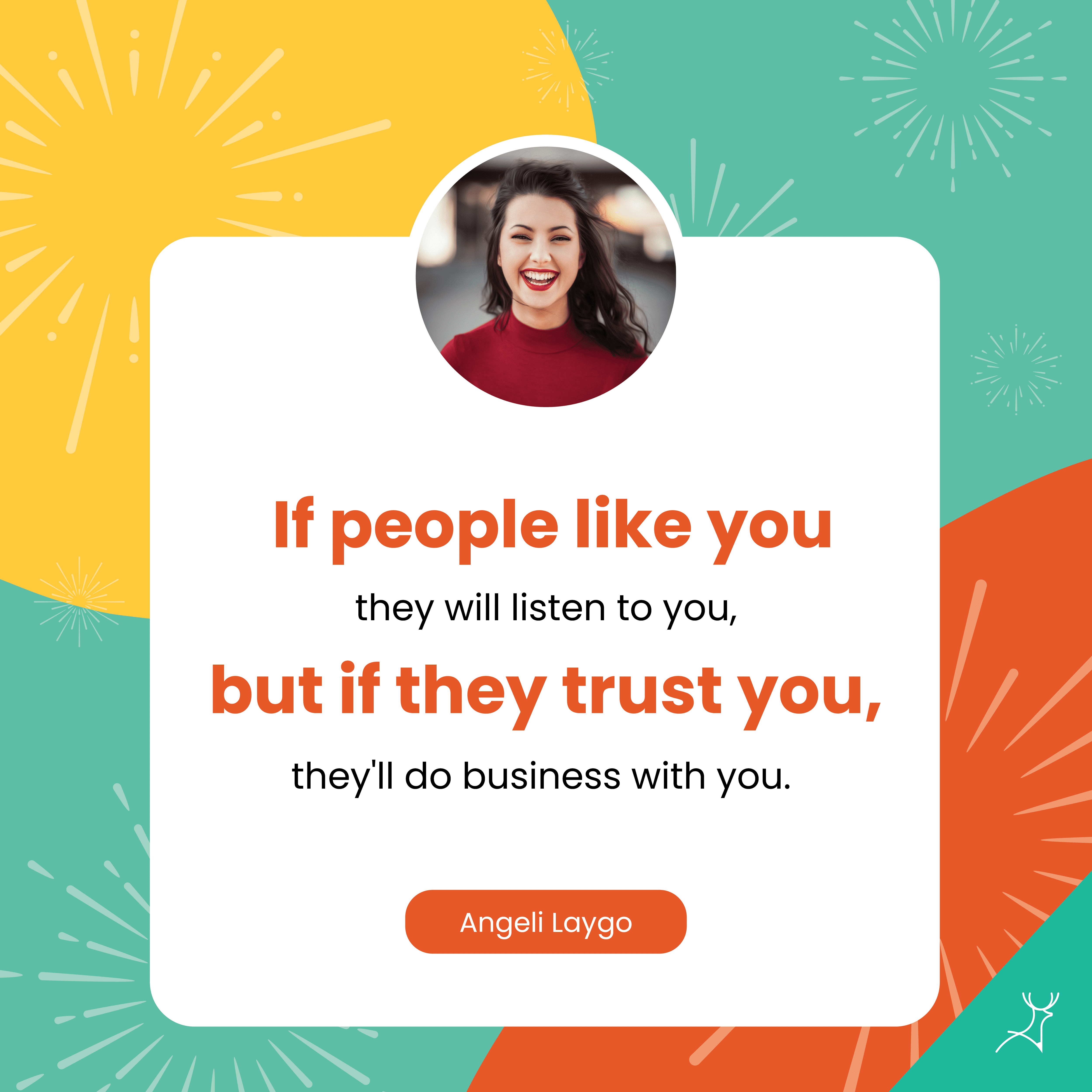 social media design sample quote
