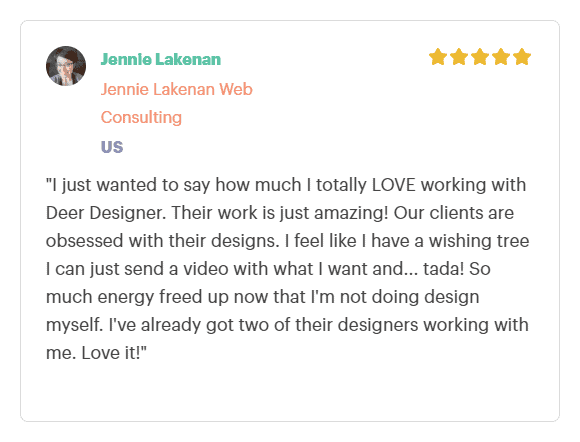 Testimonial - Jennie Lakenan
