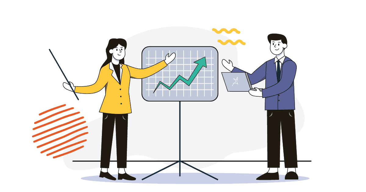 cartoon showing advertising results