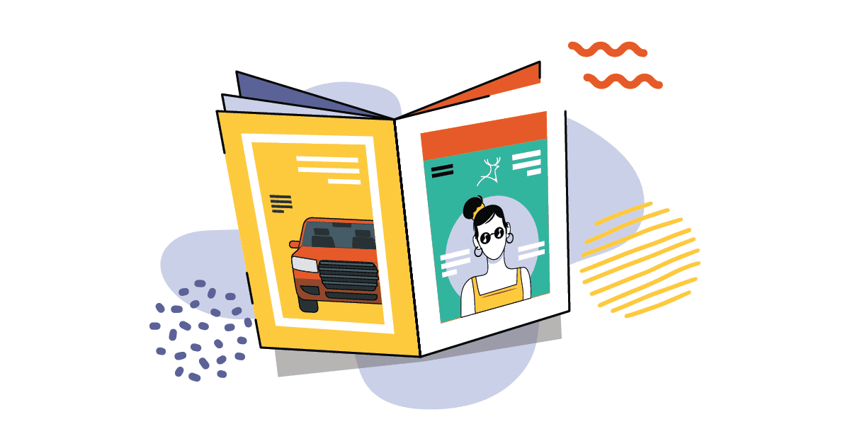 cartoon magazine illustration