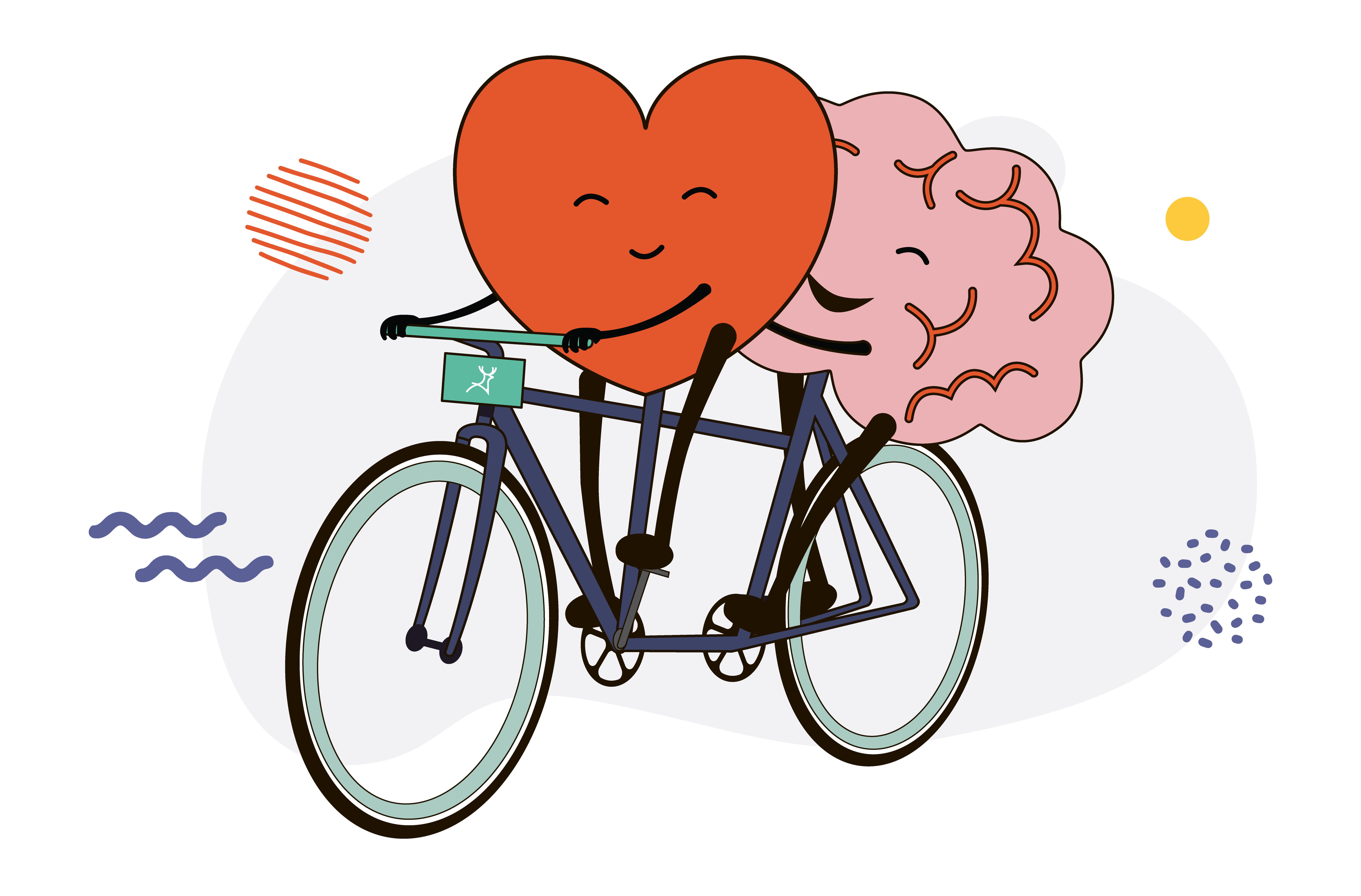 heart and mind brain on bike quality and quantity