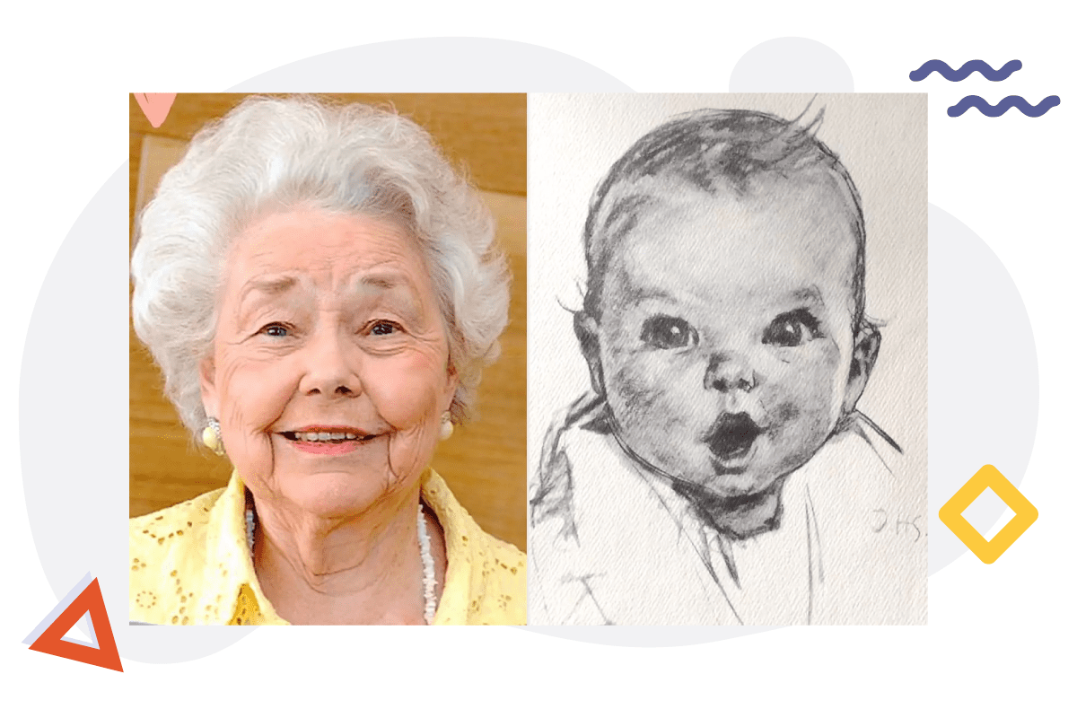 the real person behind the Gerber logo