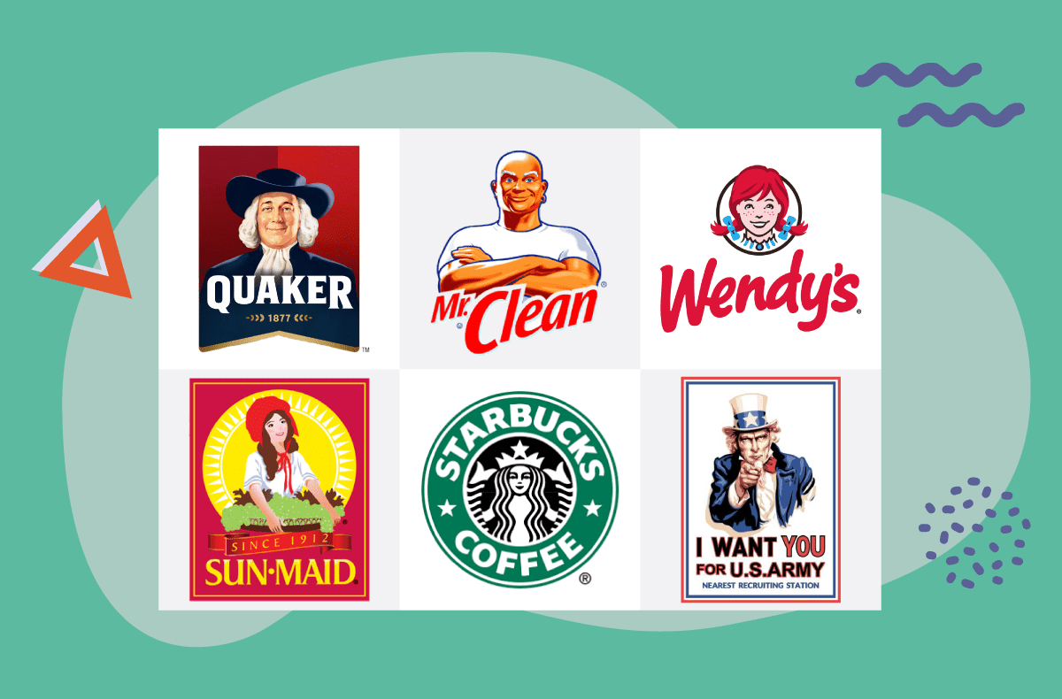 logo samples that use faces of people