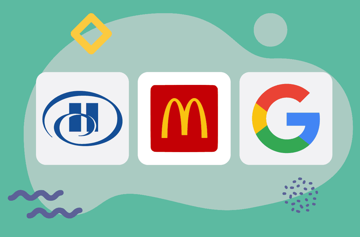 hilton logo mcdonalds logo google logo