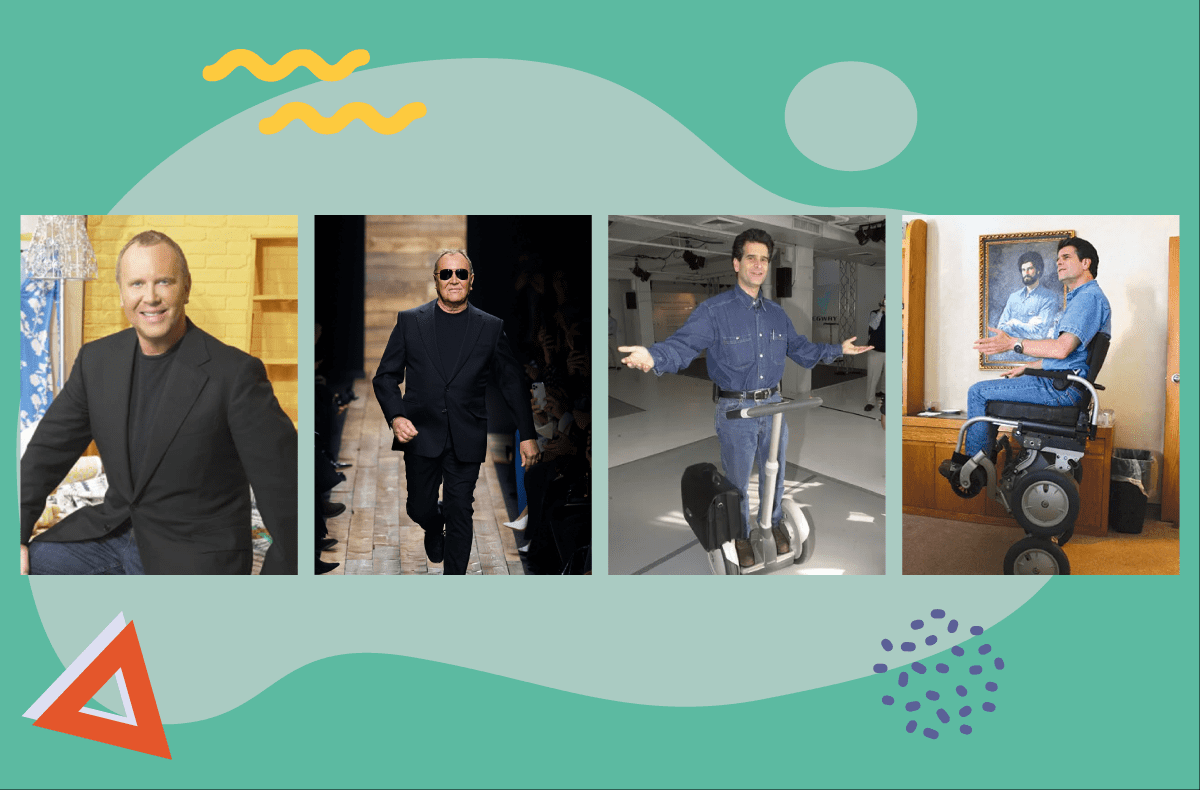 Fashion designer Michael Kors and Segway inventor Dean Kamen