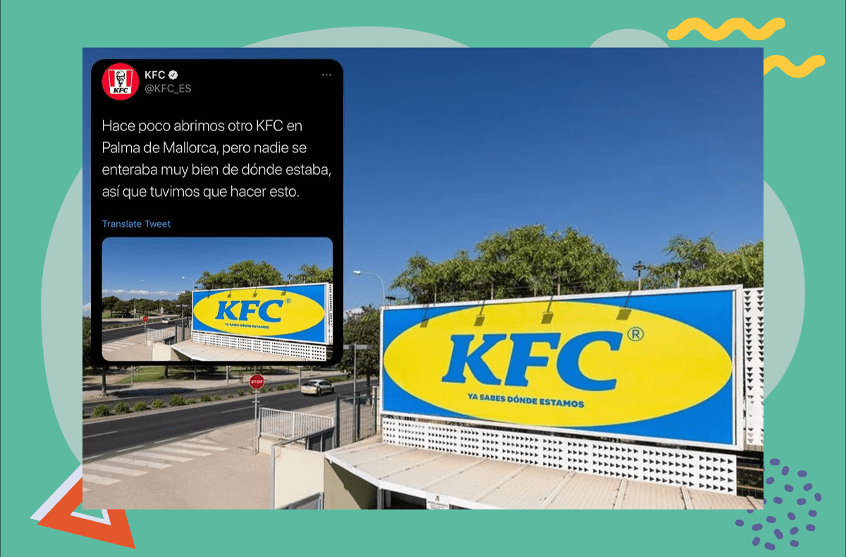 KFC logo looking like IKEA