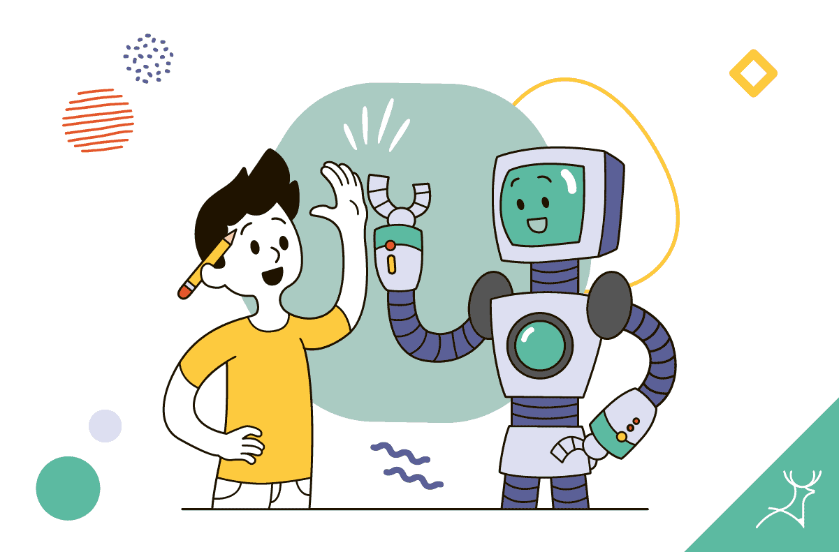 Robot helping human