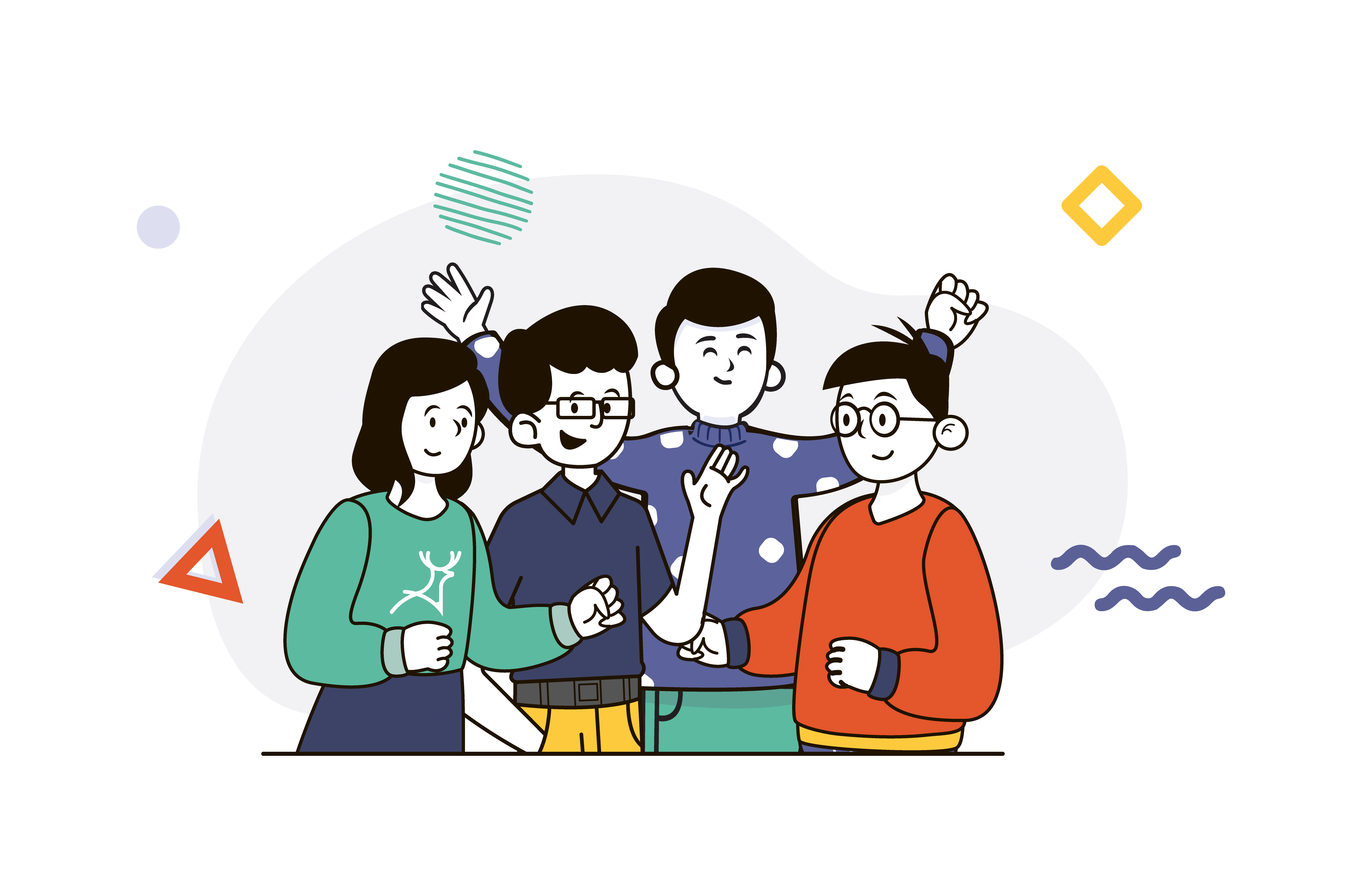 happy people design team
