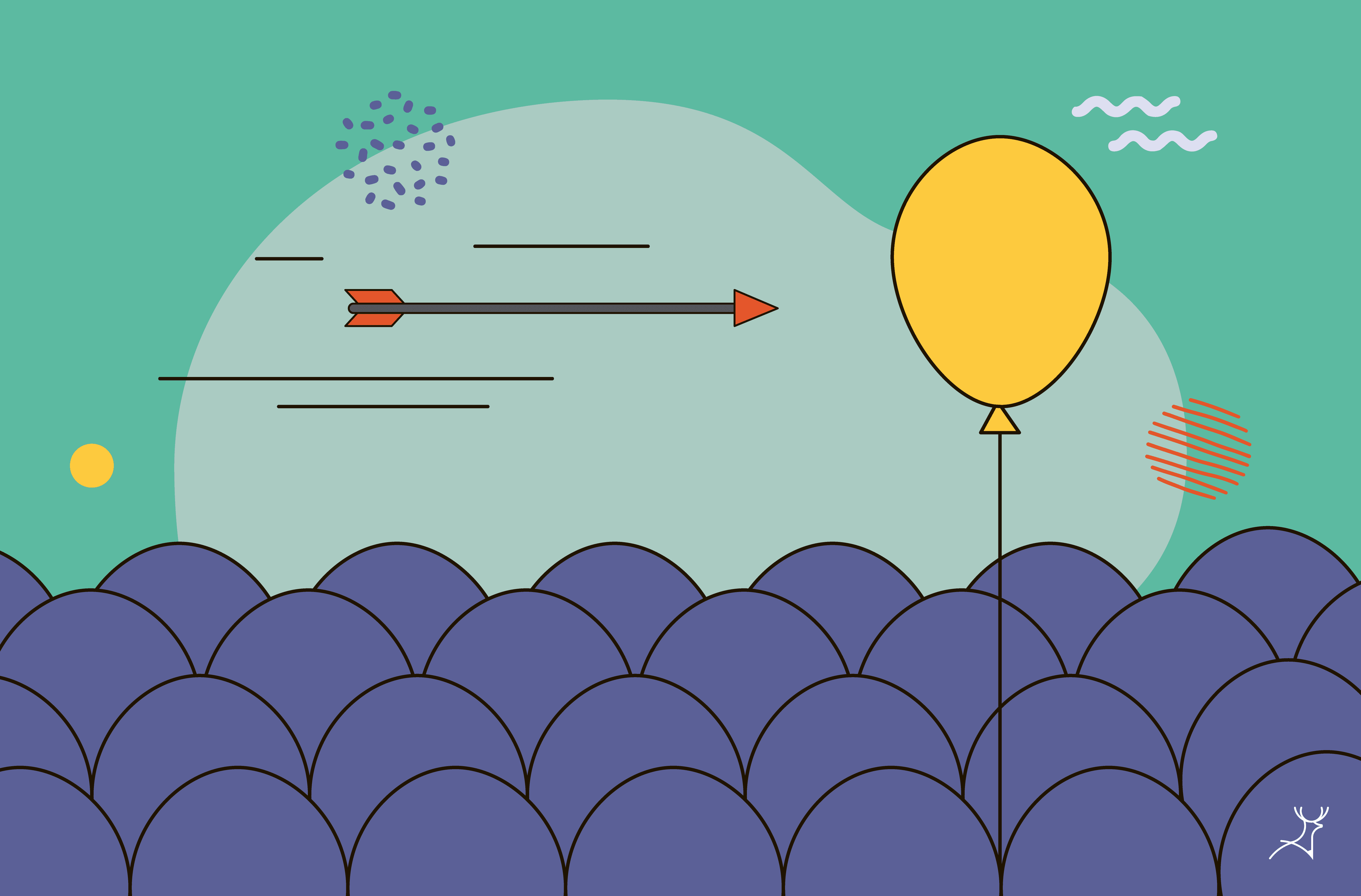 Design consistency balloon arrow