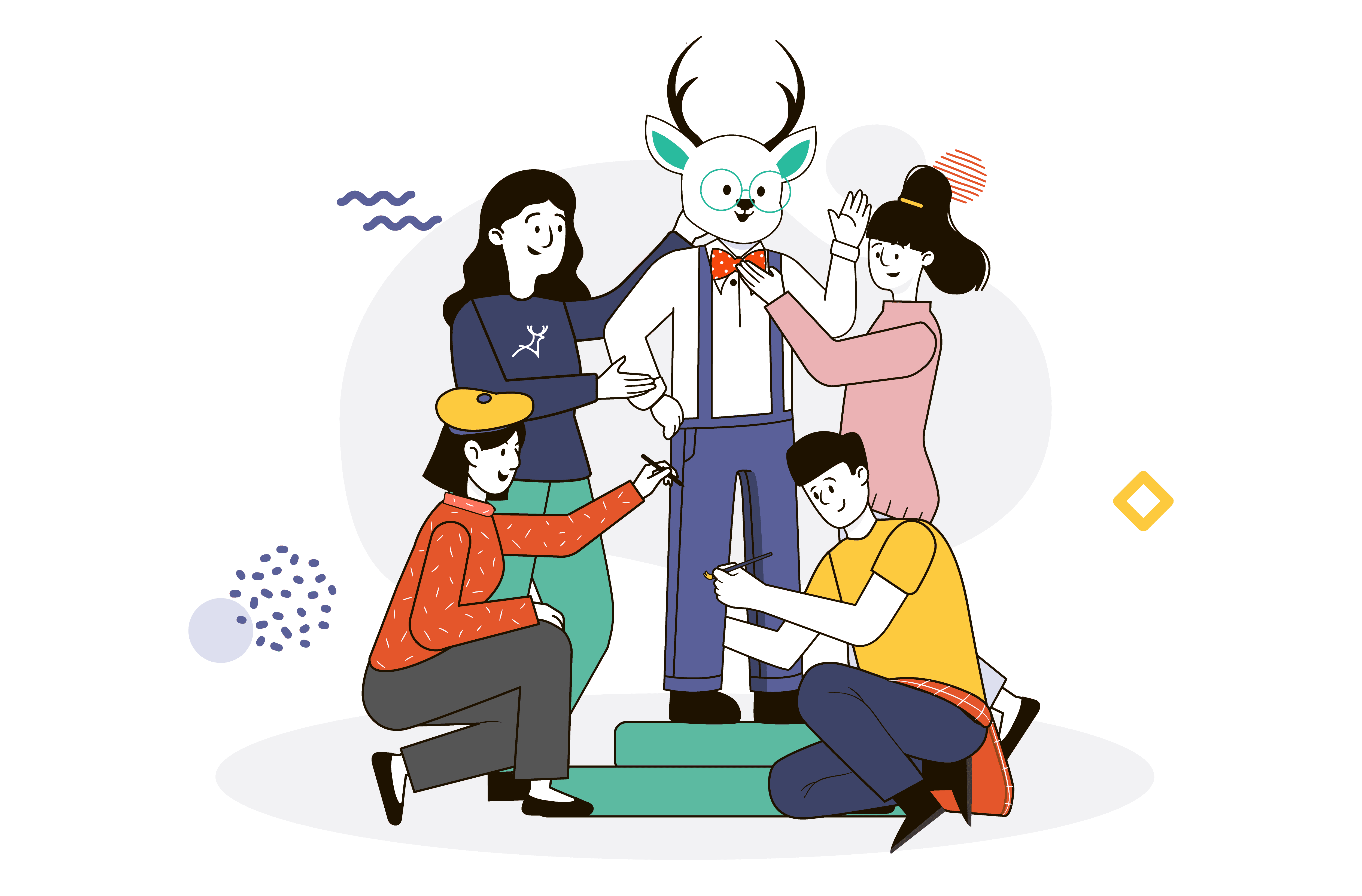 #mktng321 - Creating the Deer Designer Mascot